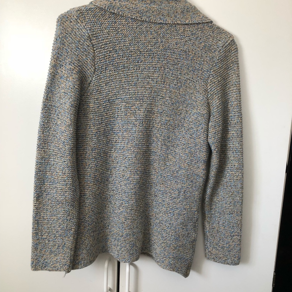 Multicolored Shawl Collar Cardigan - Picture 5 of 5
